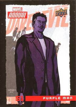 2016 Upper Deck Marvel Annual - Gold #51 Purple Man Front