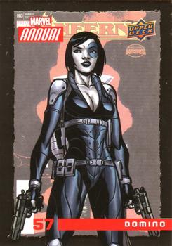 2016 Upper Deck Marvel Annual - Gold #57 Domino Front