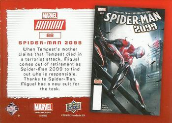 2016 Upper Deck Marvel Annual - Gold #66 Spider-Man 2099 Back