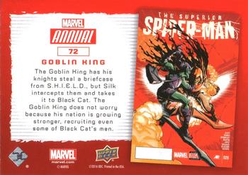 2016 Upper Deck Marvel Annual - Gold #72 Goblin King Back