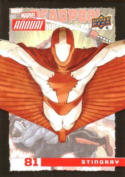 2016 Upper Deck Marvel Annual - Gold #81 Stingray Front