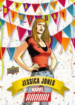 2016 Upper Deck Marvel Annual - Happy Birthday #HB-5 Jessica Jones Front