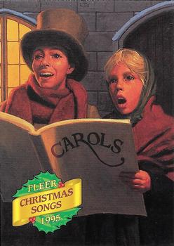 1995 Fleer Christmas - Christmas Songs #2 Silent Night Front