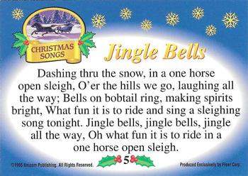 1995 Fleer Christmas - Christmas Songs #5 Jingle Bells Back