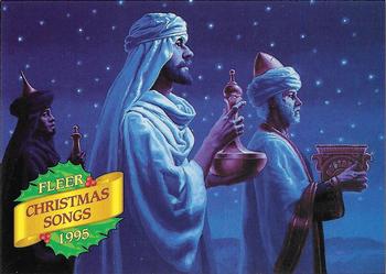 1995 Fleer Christmas - Christmas Songs #7 We Three Kings Front