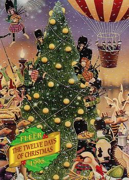 1995 Fleer Christmas - The Twelve Days of Christmas #1 On the twelfth day of Christmas, my... Front