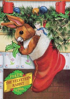 1995 Fleer Christmas - The Velveteen Rabbit #1 There was once a Velveteen Rabbit. Front