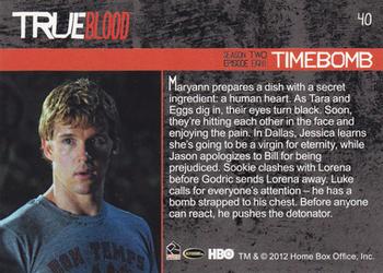 2012 Rittenhouse True Blood Premiere #40 Timebomb Back
