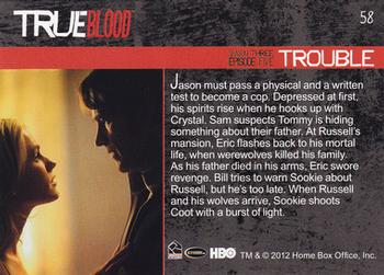 2012 Rittenhouse True Blood Premiere #58 Trouble Back