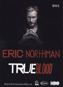 2012 Rittenhouse True Blood Premiere - Black and White #BW3 Eric Northman Back