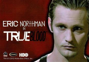 2012 Rittenhouse True Blood Premiere - Shadowbox #NNO Eric Northman Back