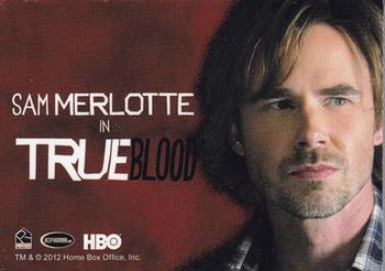 2012 Rittenhouse True Blood Premiere - Shadowbox #NNO Sam Merlotte Back