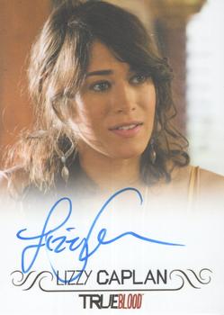 2012 Rittenhouse True Blood Premiere - Full Bleed Autographs #NNO Lizzy Caplan Front