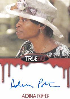 2012 Rittenhouse True Blood Premiere - Bordered Autographs #NNO Adina Porter Front