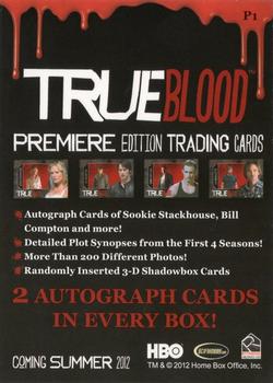2012 Rittenhouse True Blood Premiere - Promos #P1 Sookie Stackhouse / Bill Compton Back