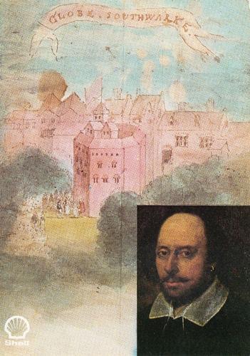 1972 Shell Great Britons #NNO William Shakespeare (1564-1616) Front