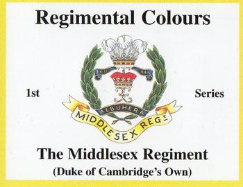 2007 Regimental Colours : The Middlesex Regiment (Duke of Cambridge's Own) #NNO Title Card Front