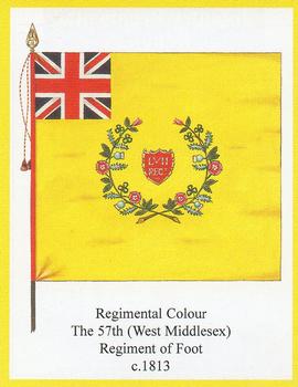 2007 Regimental Colours : The Middlesex Regiment (Duke of Cambridge's Own) #1 Regimental Colour 57th Foot c.1813 Front