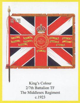 2007 Regimental Colours : The Middlesex Regiment (Duke of Cambridge's Own) #4 King's Colour 2/7th Battalion TF c.1921 Front
