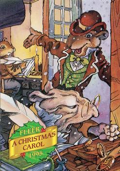 1995 Fleer Christmas - Golden Memories #1 A Christmas Carol Front