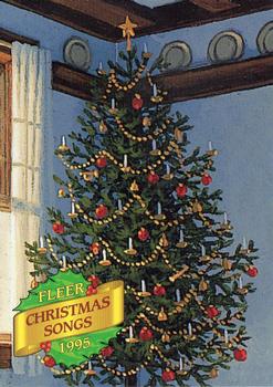 1995 Fleer Christmas - Golden Memories #1 Christmas Songs Front