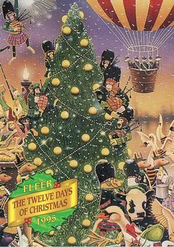 1995 Fleer Christmas - Golden Memories #1 The Twelve Days of Christmas Front
