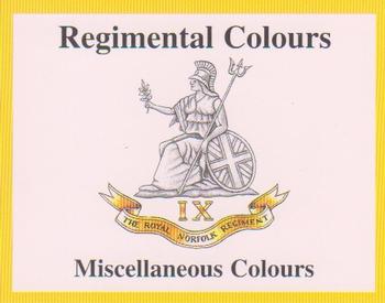 2013 Regimental Colours : Miscellaneous Colours #NNO Title Card Front