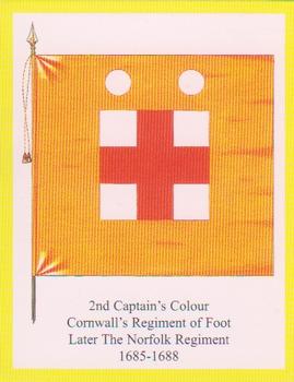 2013 Regimental Colours : Miscellaneous Colours #1 2nd Captain's Colour Cornwall's Regt 1685-1688 Front