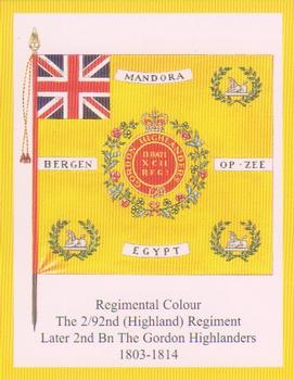 2013 Regimental Colours : Miscellaneous Colours #3 Regimental Colour 2/92nd Foot 1803-1814 Front
