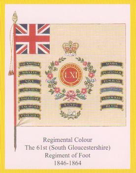 2013 Regimental Colours : Miscellaneous Colours #6 Regimental Colour 61st Foot 1846-1861 Front
