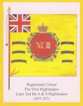 2013 Regimental Colours : Miscellaneous Colours #7 Regimental Colour 93rd Foot 1857-1871 Front