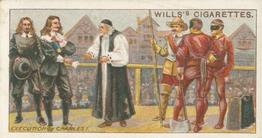 1912 Wills's Historic Events #31 The Execution of Charles I Front