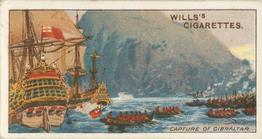1912 Wills's Historic Events #36 Capture of Gibraltar Front
