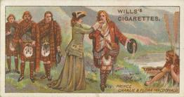 1912 Wills's Historic Events #40 Prince Charlie and Flora Macdonald Front