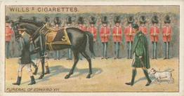 1912 Wills's Historic Events #50 Funeral of Edward VII Front