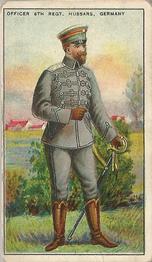 1909-13 Recruit Military Series T81 #NNO Officer 6th Regt. Hussars Germany Front