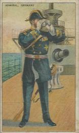 1909-13 Recruit Military Series T81 - Die Cut Stand-ups #NNO Admiral Germany Front