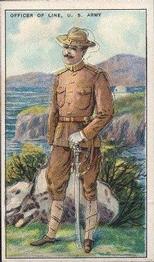 1909-13 Recruit Military Series T81 - Die Cut Stand-ups #NNO Officer of Line U.S. Army Front