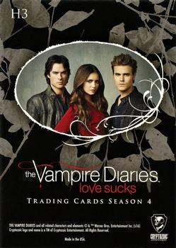 2016 Cryptozoic The Vampire Diaries Season 4 - Trio Puzzle #H3 Ian Somerhalder / Nina Dobrev / Paul Wesley Back