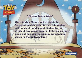 1996 SkyBox Toy Story 2 #5 Once Andy's Mom is out of sight, t Back