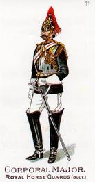 1995 Card Promotions Types of the British Army #11 Corporal Major, Royal Horse Guards (Blue) Front