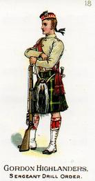 1995 Card Promotions Types of the British Army #18 Gordon Highlanders, Sergeant Drill Order Front