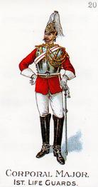 1995 Card Promotions Types of the British Army #20 Corporal Major, 1st Life Guards Front