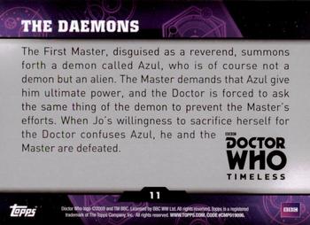 2016 Topps Doctor Who Timeless - Green Foil #11 The Daemons Back