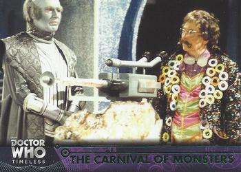 2016 Topps Doctor Who Timeless - Green Foil #15 The Carnival of Monsters Front