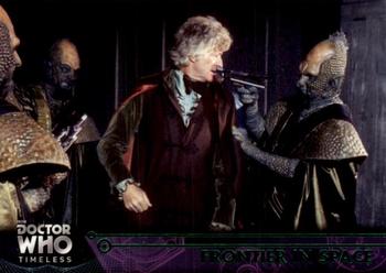 2016 Topps Doctor Who Timeless - Green Foil #16 Frontier in Space Front