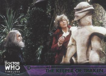 2016 Topps Doctor Who Timeless - Green Foil #28 The Keeper of Traken Front