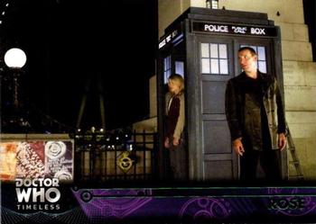 2016 Topps Doctor Who Timeless - Green Foil #38 Rose Front