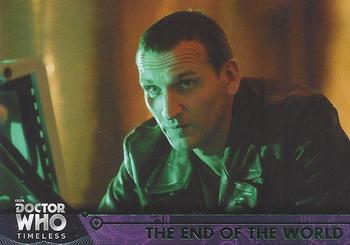 2016 Topps Doctor Who Timeless - Green Foil #39 The End of the World Front