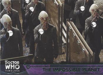 2016 Topps Doctor Who Timeless - Green Foil #52 The Impossible Planet Front